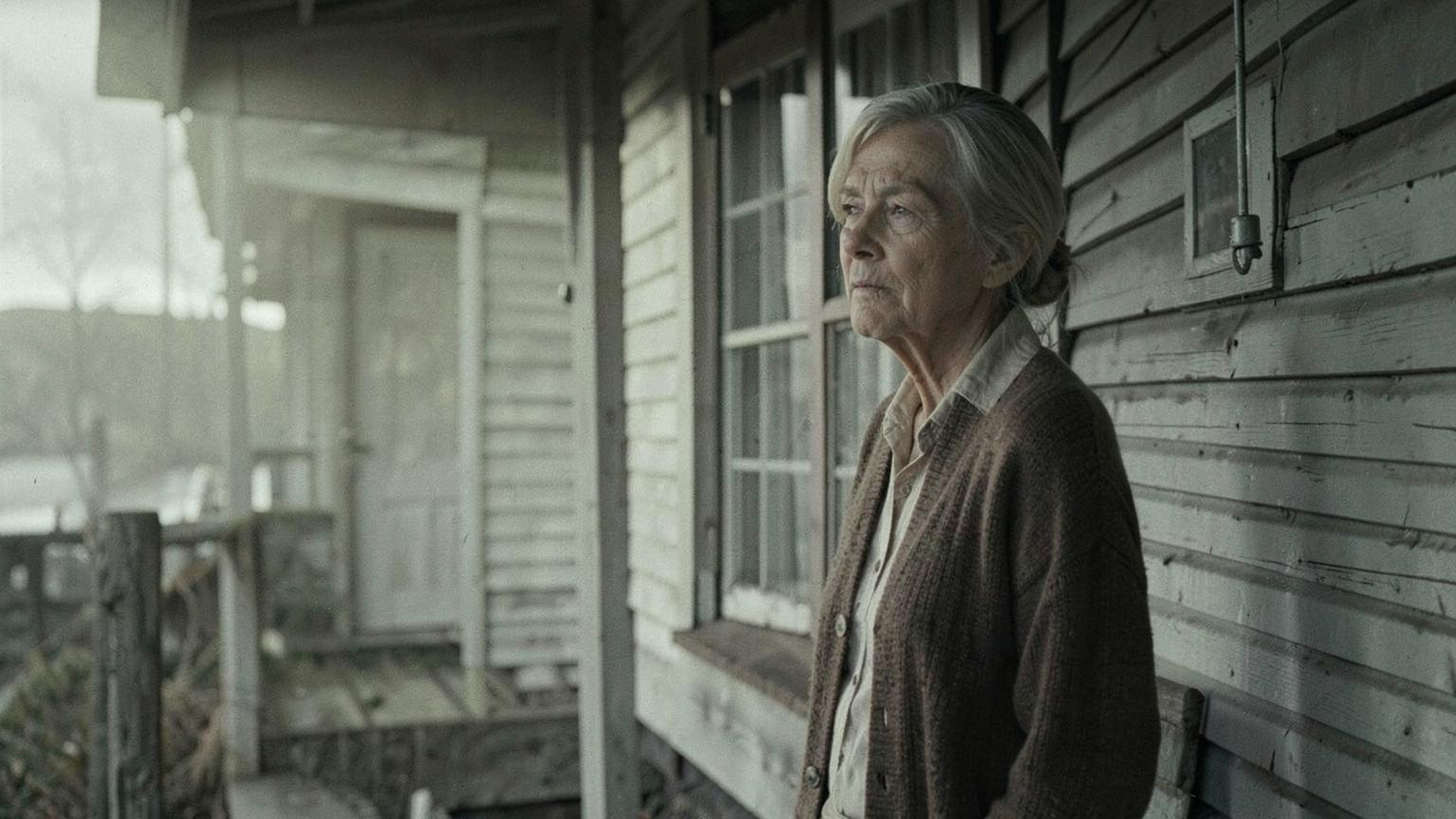 The woman who waited — A house near the shore