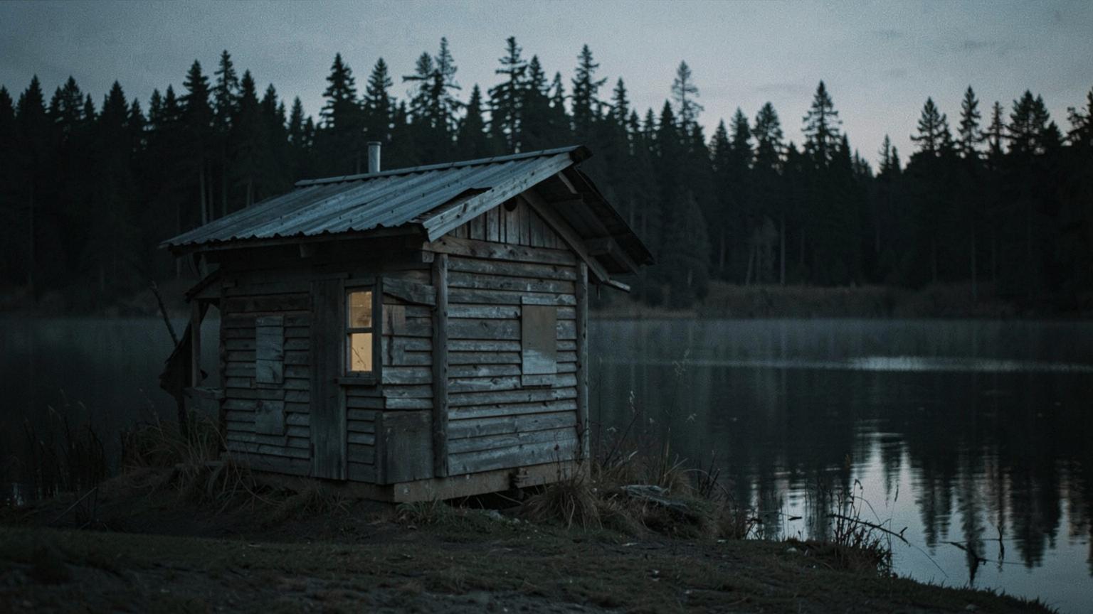 Someone left a light on — The lake